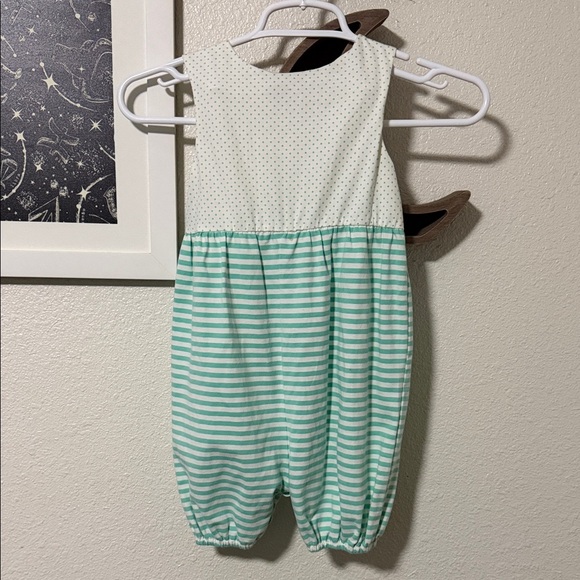 The Smocking Place Polka Dot Baby Romper - Picture 3 of 4